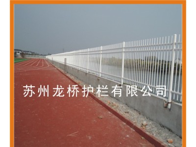 东营围墙栏杆 围墙围栏 锌钢护栏 拼装式 喷塑处理 龙桥订制图3