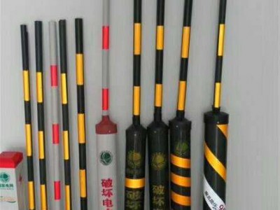 供应红白电力拉线保护套管 电力拉线警示管厂家图3